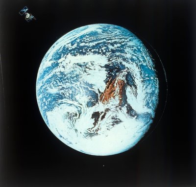 الأرض من الفضاء ، عام 1980. بواسطة صور وكالة ناسا