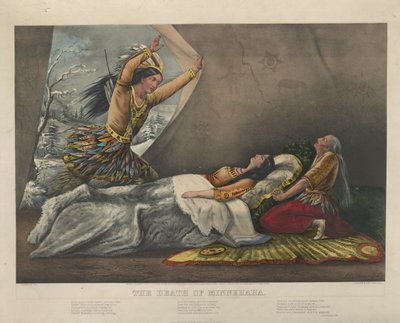 وفاة منيحة ، 1867 بواسطة ناثانيل كورير