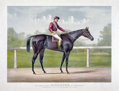 The Grand Racer Kingston بواسطة Spendthrift بواسطة Currier & Ives بواسطة كوريير وآيفز