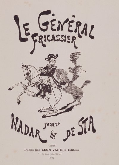 كتاب "المقلاة العامة" لجاسبارد فيليكس تورناشون ديت فيليكس نادار (1820-1910) وهنري دي ستا (1846-1920). محرر ليون فانيير بواسطة نادار