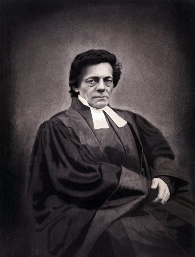صورة لألفونس مونود ، قس من أصل سويسري (1802-1856) بواسطة نادار