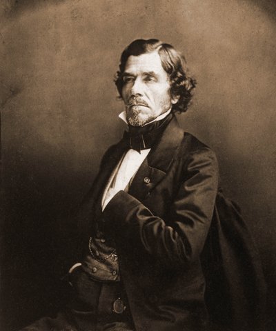 صورة يوجين ديلاكروا ، رسام 1798-1863 (صورة) بواسطة نادار