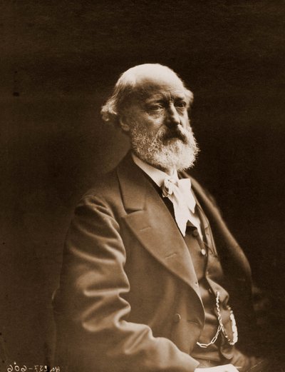 Portrait of Eugene Viollet-le-Duc (Viollet le Duc) (1814-1879), architect and watercolor 1814-1879 (photo) بواسطة نادار