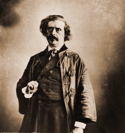 صورة لجول باربي دي أوريفيلي (باربي-دورفيلي) ، روائي ، صحفي 1808-1889 (صورة) بواسطة نادار