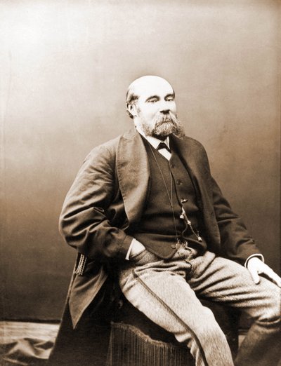 Portrait of Paul Feval, filetonist from the period of Gaboriau and Ponson du Terrail 1817-1887 (photo) بواسطة نادار