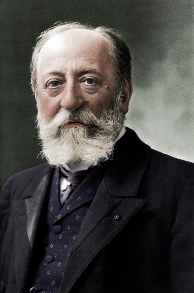 Camille Saint-Saens 1835-1921 ، مؤلف فرنسي ، عازف ، موصل ، وعازف بيانو للرومانتي بواسطة نادار