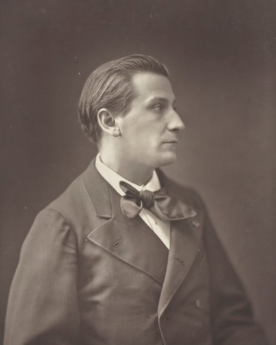 فرانسوا كوبي شاعر وروائي فرنسي ، 1842-1908 ، ج. 1876. بواسطة نادار