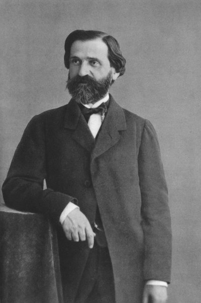 جوزيبي فيردي 1813-1901 ، مؤلف رومانسي إيطالي ، بشكل رئيسي من الأوبرا بواسطة نادار