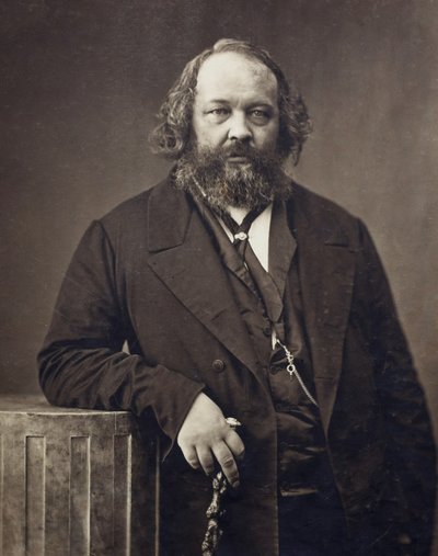 صورة ميخائيل ألكسندروفيتش باكونين 1814-1876 ، كاليفورنيا 1860 بواسطة نادار