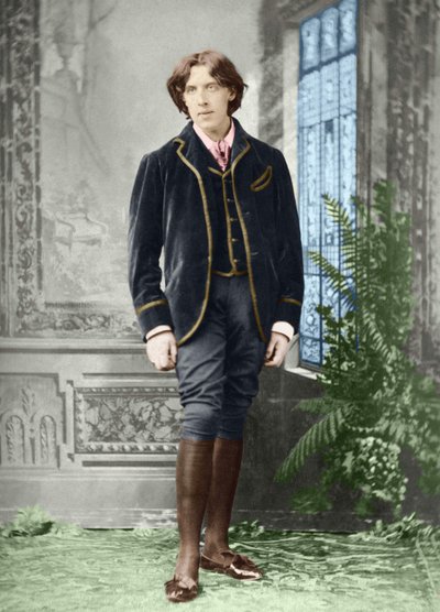 أوسكار وايلد (1854-1900) حوالي عام 1882 (صورة) بواسطة نابليون ساروني