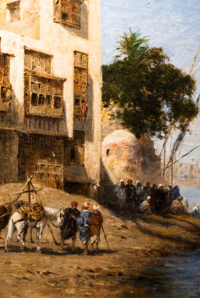 في انتظار الصعود إلى الطائرة بواسطة Narcisse Berchere