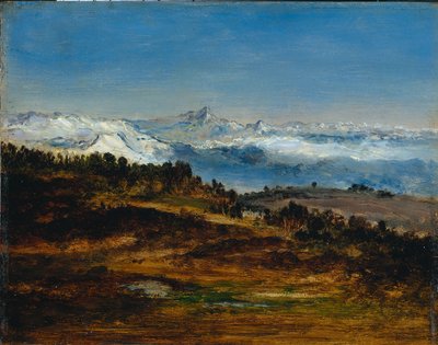 جبال البرانس ، ذروة ميدي دي بيغوري ، 1871-1872. بواسطة نارسيس دياز دي لا بينا