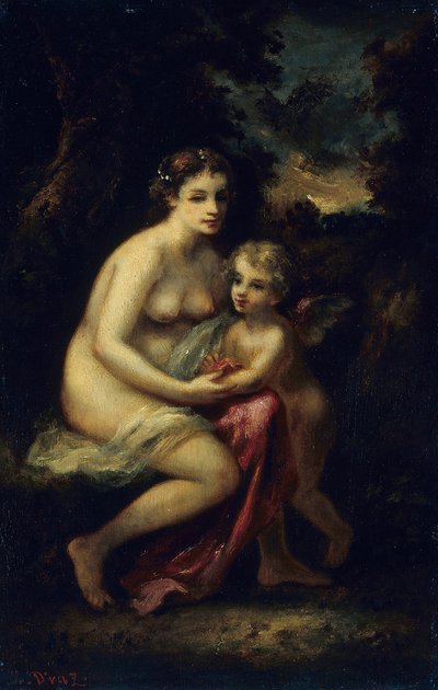 تعليم كيوبيد ، ج. 1859. بواسطة نارسيس فيرجيل دياز دي لا بينيا