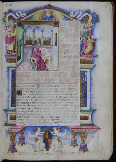 صورة يوهانس تينكتوريس من Opus musices Joannis Tinctoris ، 1483 بواسطة ناردو رابيكانو
