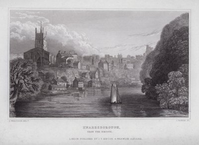 Knaresborough من الجسر (نقش) بواسطة ناثانيال (بعد) ويتوك