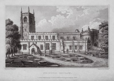 Skipton Church (engraving) بواسطة ناثانيال (بعد) ويتوك