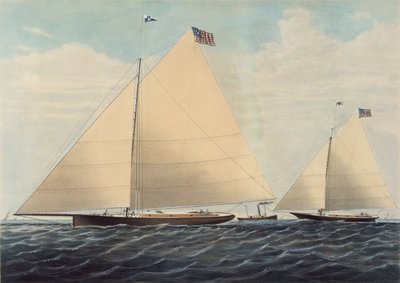 القاطع لليخوت سكود فيلادلفيا - على غرار روبرت ل.ستيفنز ، إسق. ، 1855. بواسطة ناثانيل كورير