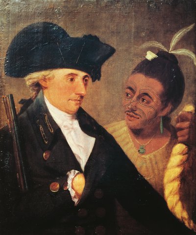 Portrait of Captain Charles Clerke (1741-1779), English captain and traveling companion of James Cook (1728-1779). Painting by Nathaniel Dance-Holland (1735-1811) بواسطة ناثانيل رقص هولندا