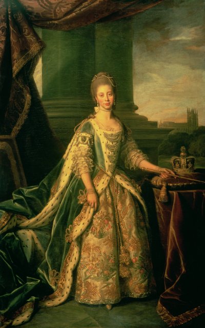 صورة لصوفي شارلوت (1744-1818) بواسطة ناثانيل رقص هولندا