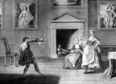 Battledore و Shuttlecock ، 1743. بواسطة ناثانيل بار