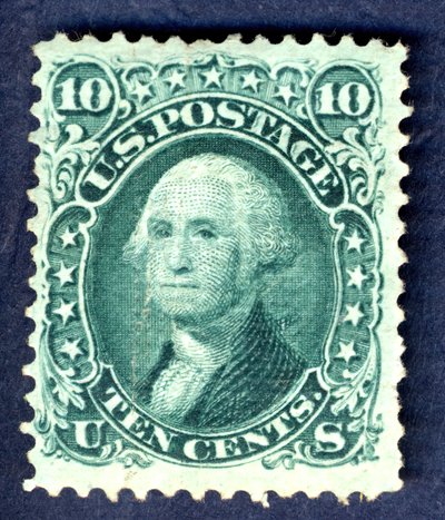 10c واشنطن إي جريل مفرد ، 1867. بواسطة شركة الأوراق المالية الوطنية