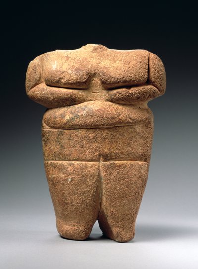 شكل من العصر الحجري الحديث ، اليونان ، سنة 4500-4000 قبل الميلاد (الحجر الجيري) بواسطة العصر الحجري الحديث