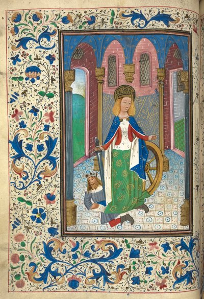 صورة مصغرة لكاترين من الإسكندرية ، مع الإمبراطور الروماني ماكسينتيوس (ماركوس أوريليوس فاليريوس ماكسينتيوس أوغسطس) (ورق) بواسطة المدرسة الهولندية