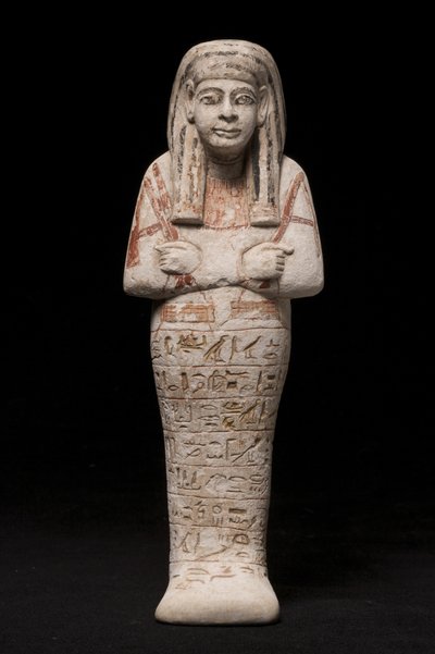 Ushabti لامرأة تدعى Wia، Ramesside Period (الحجر الجيري) بواسطة المملكة الحديثة المصرية