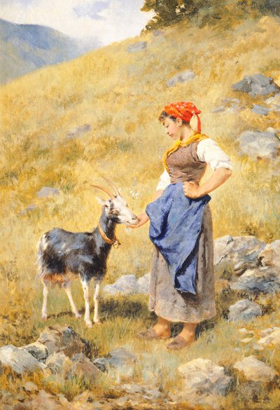 الراعي ، بقلم نيكولو كانيشي (1846-1906) بواسطة Nicocolo Cannicci