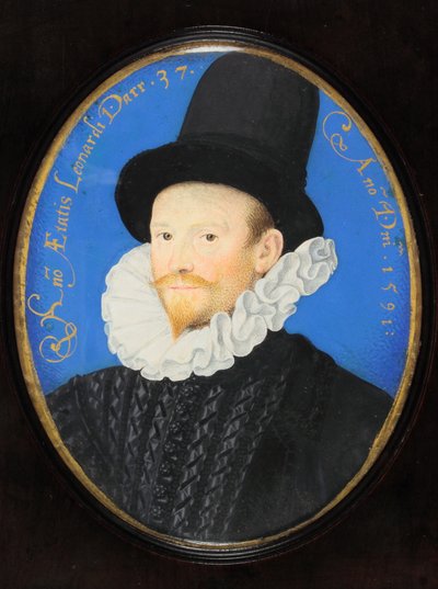 ليونارد دار (مينا) بواسطة Nicholas Hilliard