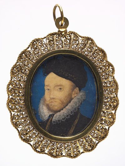صورة لرجل ، 1590s. بواسطة نيكولاس هيليارد