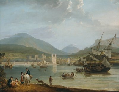 قلعة وخليج كارنارفون ، 1780-1810 بواسطة نيكولاس بوكوك