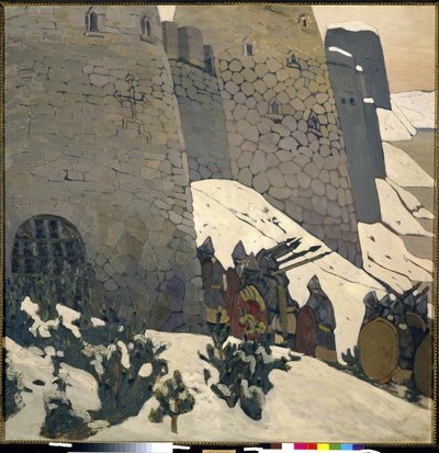 الساعة. لوحة لنيكولاس رويريتش (1874-1947) ، زيت على قماش بواسطة نيكولاس رويريتش