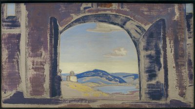 دراسة للرسم ، ج .1922 بواسطة نيكولاس رويريتش
