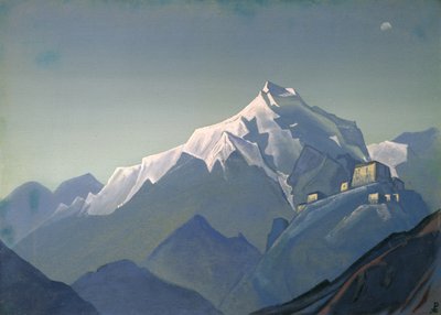 التبت: دير ، 1944 بواسطة Nicholas Roerich