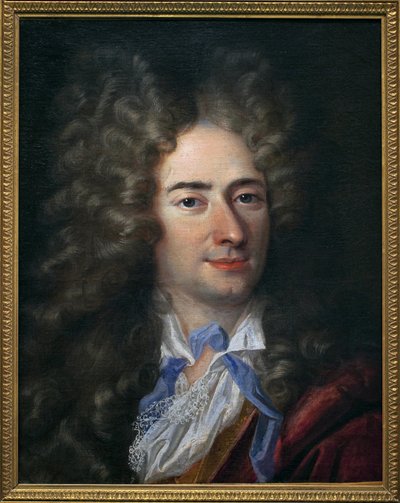 صورة جان دي لا بروير (لابرويير) (1645-1696) ، كاتب أخلاقي. لوحة منسوبة إلى نيكولاس دي لارجيليير (1656-1746). زيت على قماش ، حوالي 1690. متحف الفنون الجميلة في كيمبيه. بواسطة نيكولاس دي (Attr. To) Largilliere