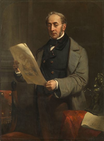 صورة جاكوب دي فوس جاكوبسون (1803-1878). جامع فنون أمستردام ومالك معرض دي فوس التاريخي بواسطة نيكولاس بينيمان