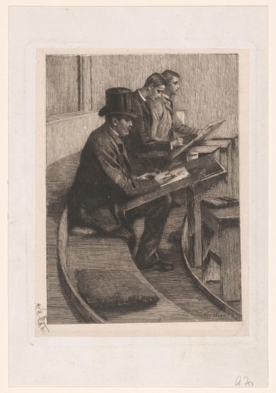 رسم الرجال بواسطة Nicolaas van der Waay