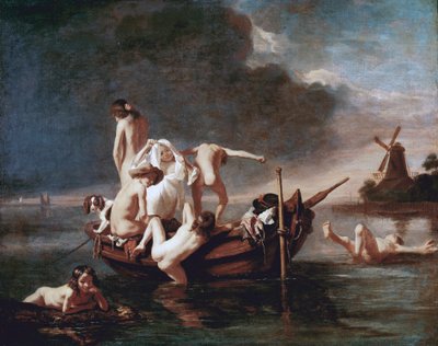 Bathing (oil on canvas بواسطة نيكولايس مايس