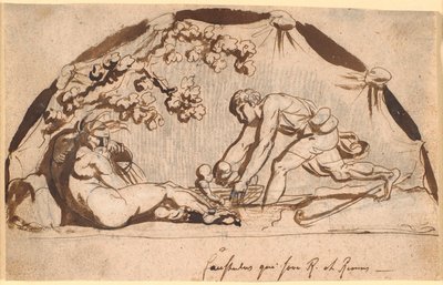 مكتشف Hyrden Faustulus Romulus و Remus بواسطة نيكولاي أبراهام أبيلدغارد