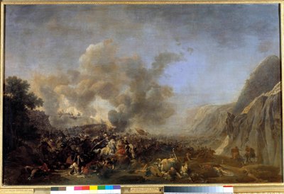 حملة (إكسبيديشن) مصر (1798-1801): "" معركة الناصرة ، 8/4/1799 ، انتصار الجنرال جان أندوش جونو (جان أندوش) ، دوق أبرانتيس (1771-1813) " نيكولاس توناي (1755-1830) القرن التاسع عشر. 0.92x1.39 م فرساي ، موسى بواسطة نيكولاس أنطوان توناي