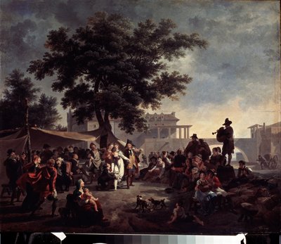 ريفي ريفي الزفاف. رسم نيكولا أنطوان توناي (1755-1830). زيت على خشب ، ٤١ × ٥٦ سم. الفن الفرنسي في القرن الثامن عشر. متحف بوشكين للفنون الجميلة ، موسكو. بواسطة نيكولاس أنطوان توناي
