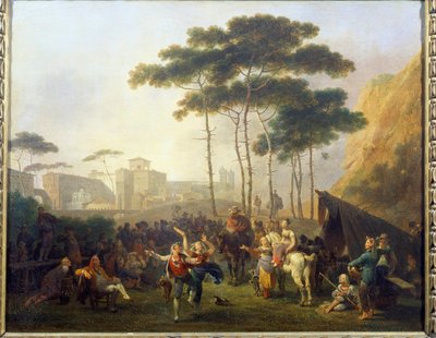 لوحة راقصة لنيكولاس توناي (1755-1830) ريمس من القرن التاسع عشر ، متحف الفنون الجميلة بواسطة نيكولاس أنطوان توناي