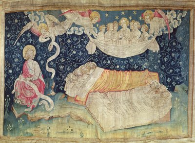 نوم الصالحين ، رقم 52 من "نهاية العالم للغضب" ، 1373-87 (نسيج) بواسطة نيكولاس باتايل