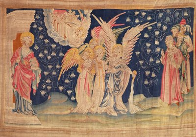 سكب القارورة الأولى على الأرض ، من نسيج نهاية العالم ، 1373-1387 (نسيج) بواسطة نيكولاس باتايل