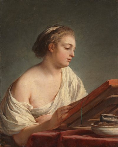 امرأة تقرأ 1769. بواسطة نيكولاس برنار ليبيسي