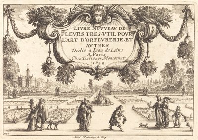 صفحة عنوان الكتاب بواسطة نيكولاس كوشين بعد Balthasar Moncornet