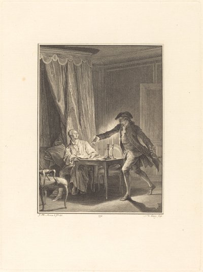 آه! شاب لفاعليك بواسطة Nicolas Delaunay after Jean Michel Moreau
