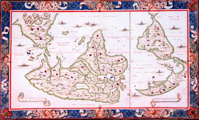 خريطة العالم بواسطة نيكولاس ديسلينس