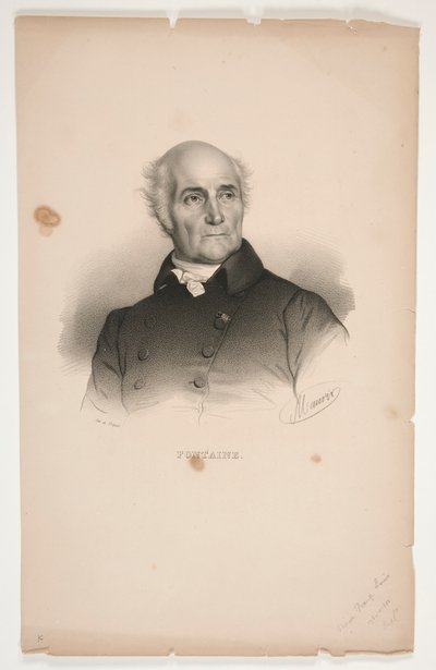 صورة لبيير فرانسوا إل؟ أونارد فونتين بواسطة Nicolas Eustache Maurin